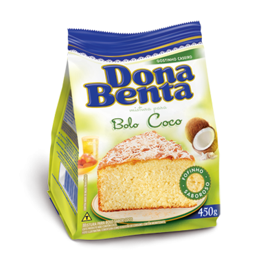 MISTURA BOLO COCO DONA BENTA 450 G (CX 12 PCT)