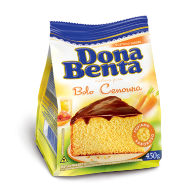 MISTURA BOLO CENOURA DONA BENTA 450 G (CX 12 PCT)